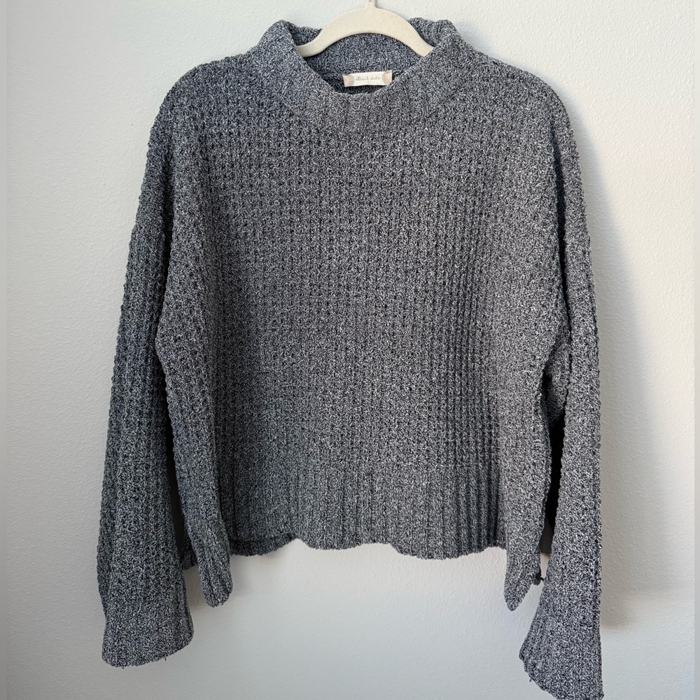 Altar’d State Large Gray Soft Turtleneck Women's Sweater